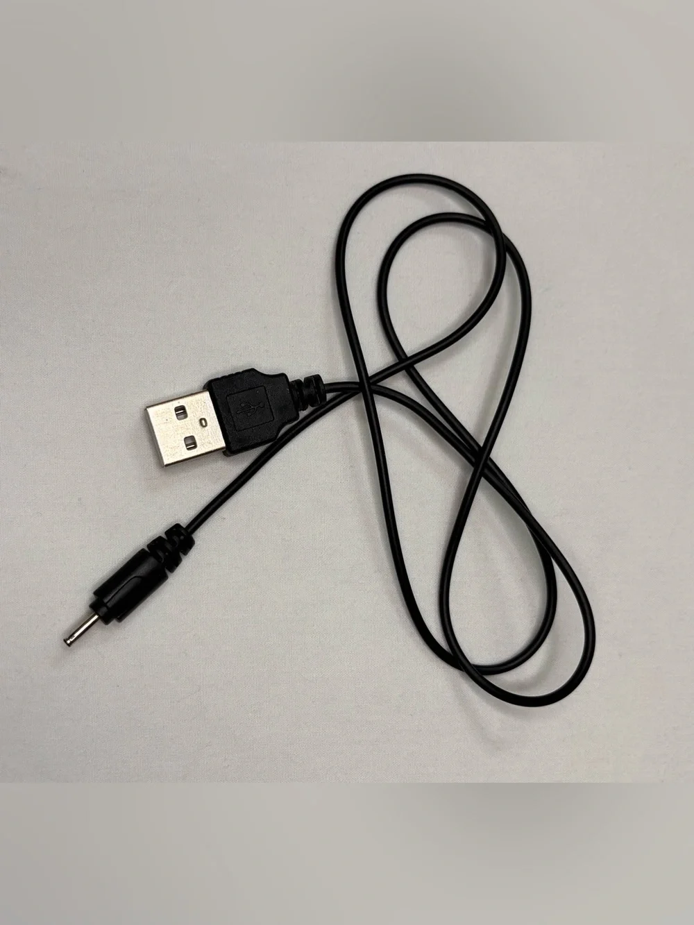 USB to DC Barrel Power Cable - Black